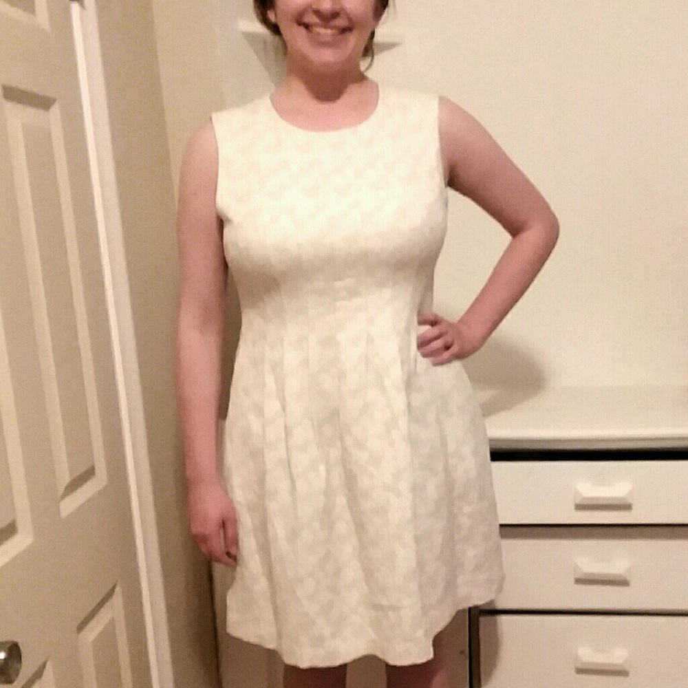 Anne Klein jacquard summer dress